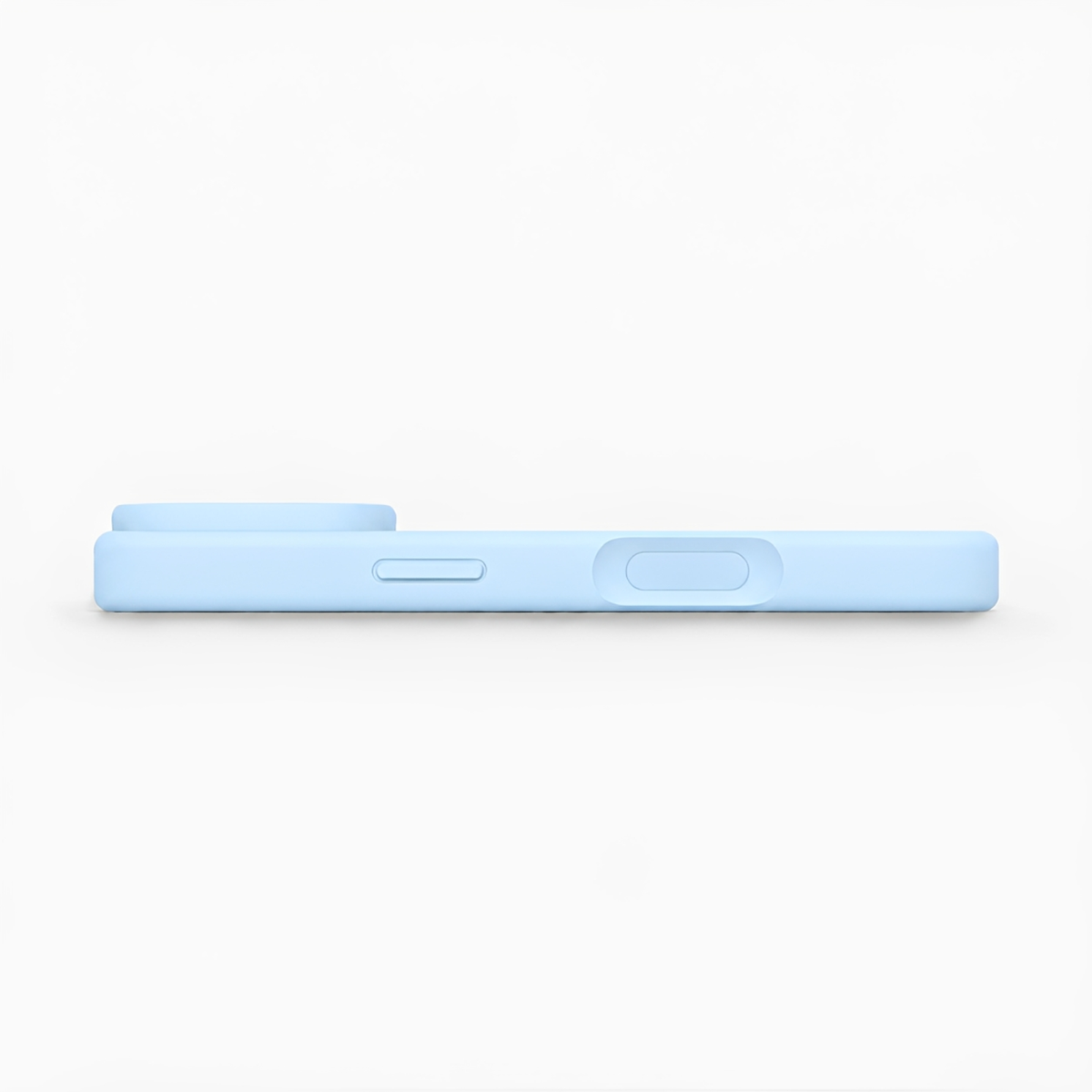 Premium Liquid Silicone iPhone Case – Precision Camera – Sky Blue