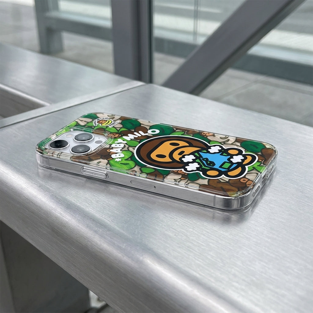 APE Green Baby Cute iPhone Case – Street Art Cartoon Limited Edition Cover