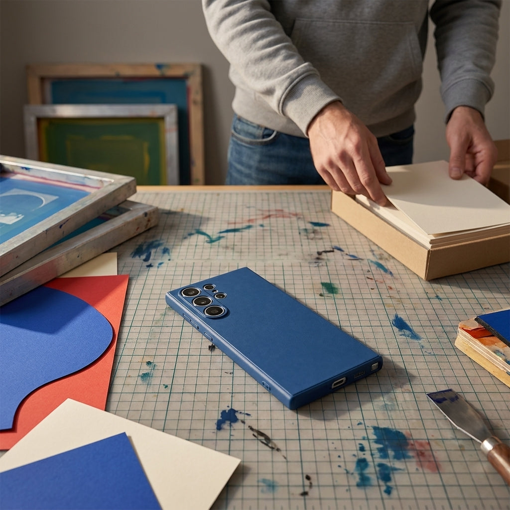 Minimalist Liquid Silicone Magnetic Galaxy Case