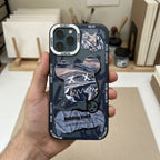 Y2K Marble Bear Collage iPhone Case – lifestyle view 6
