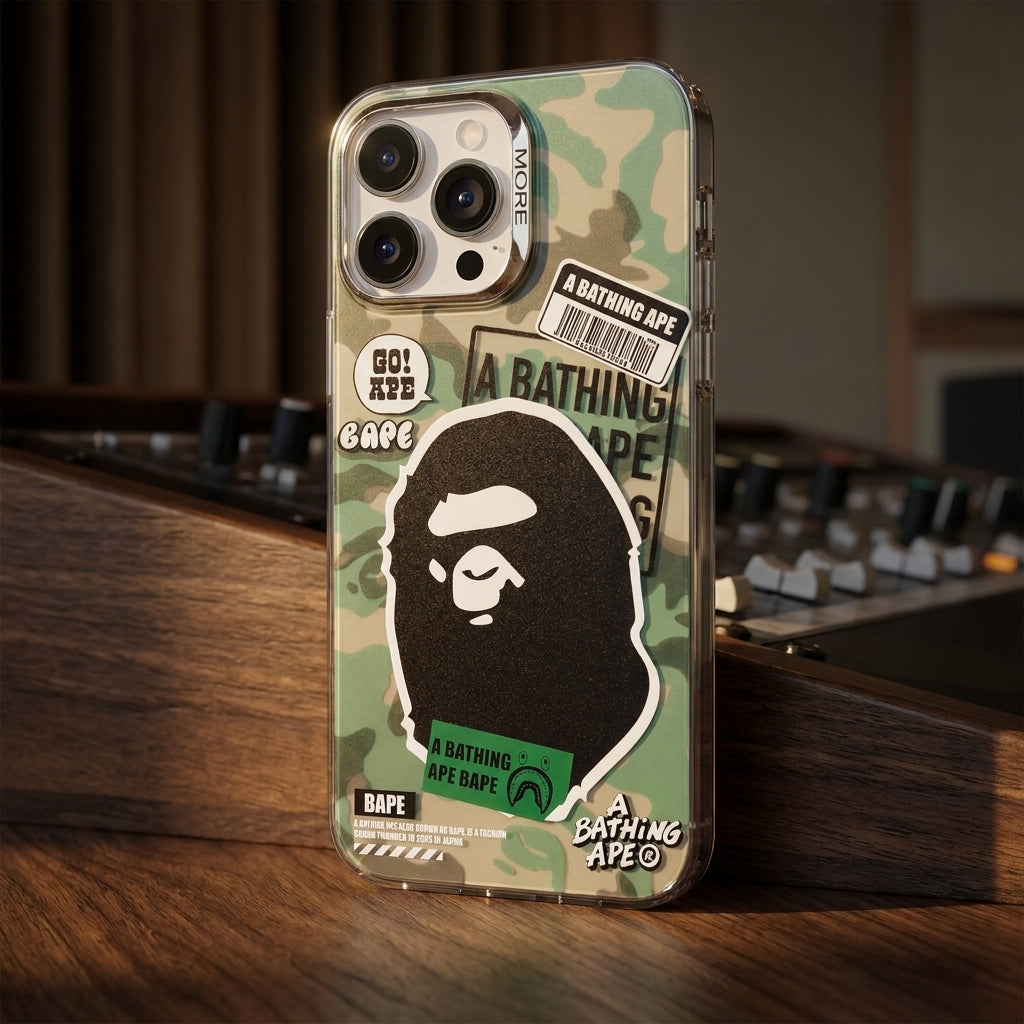 APE Green Camo Limited iPhone Case