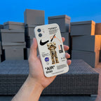 Sneaker Astronaut Streetwear iPhone Case – White – lifestyle view 6