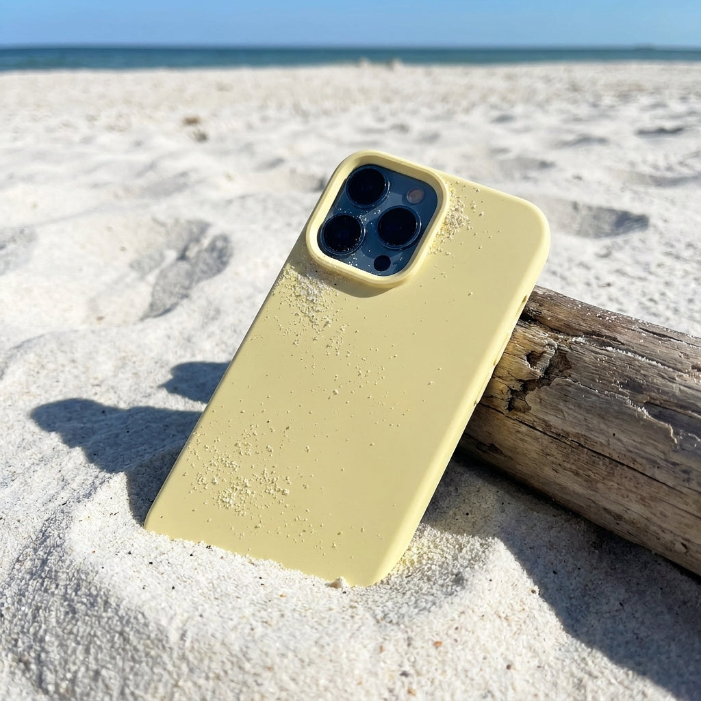 Liquid Silicone iPhone Case – Pink & Peach Palette