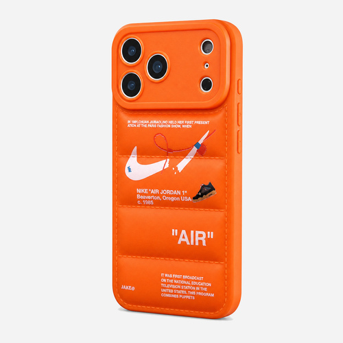 3D Blaze Orange Sneaker Streetwear iPhone Case
