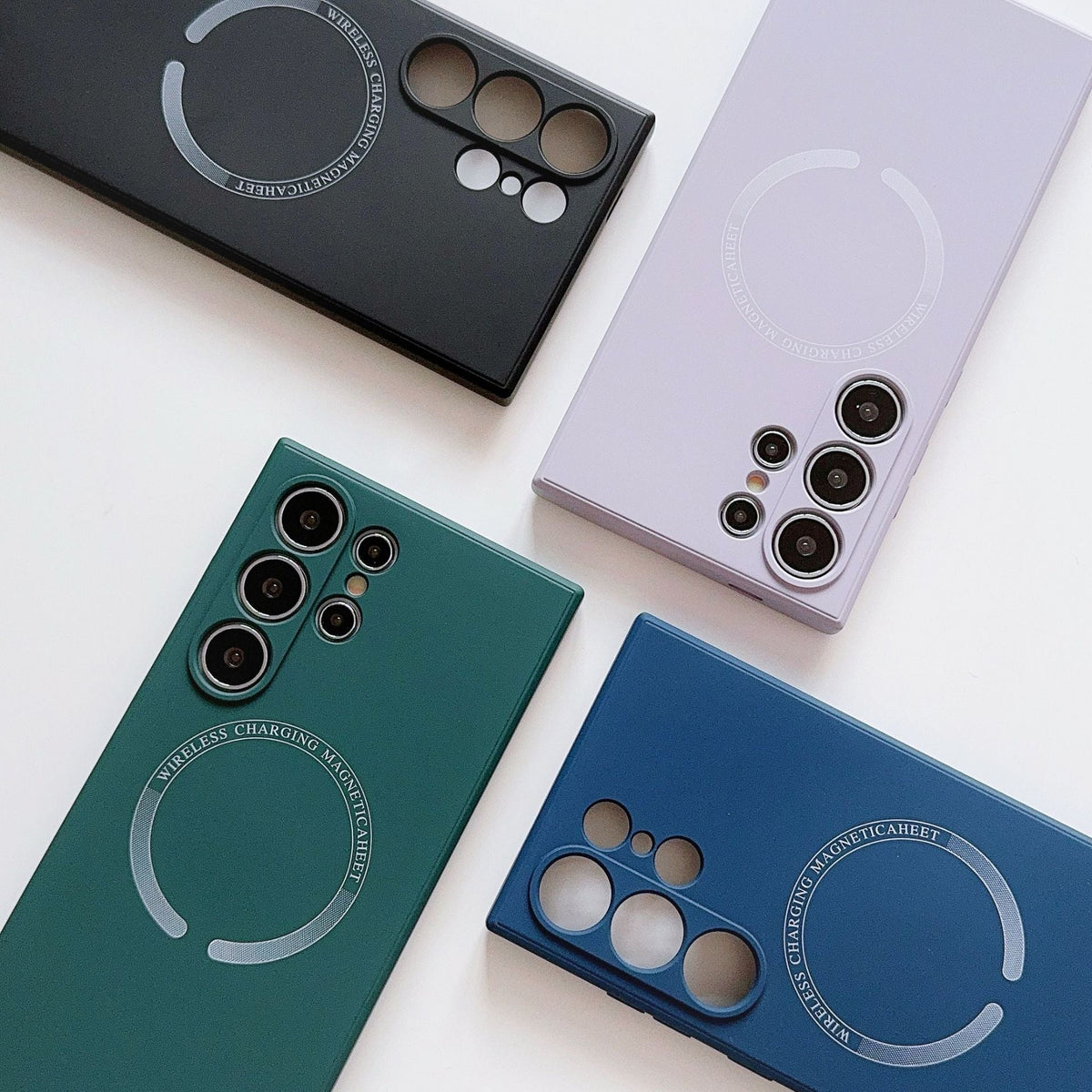 Minimalist Liquid Silicone Magnetic Galaxy Case