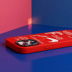 Nike x Off White inspired Streetwear iPhone Case – Red – lifestyle view 5