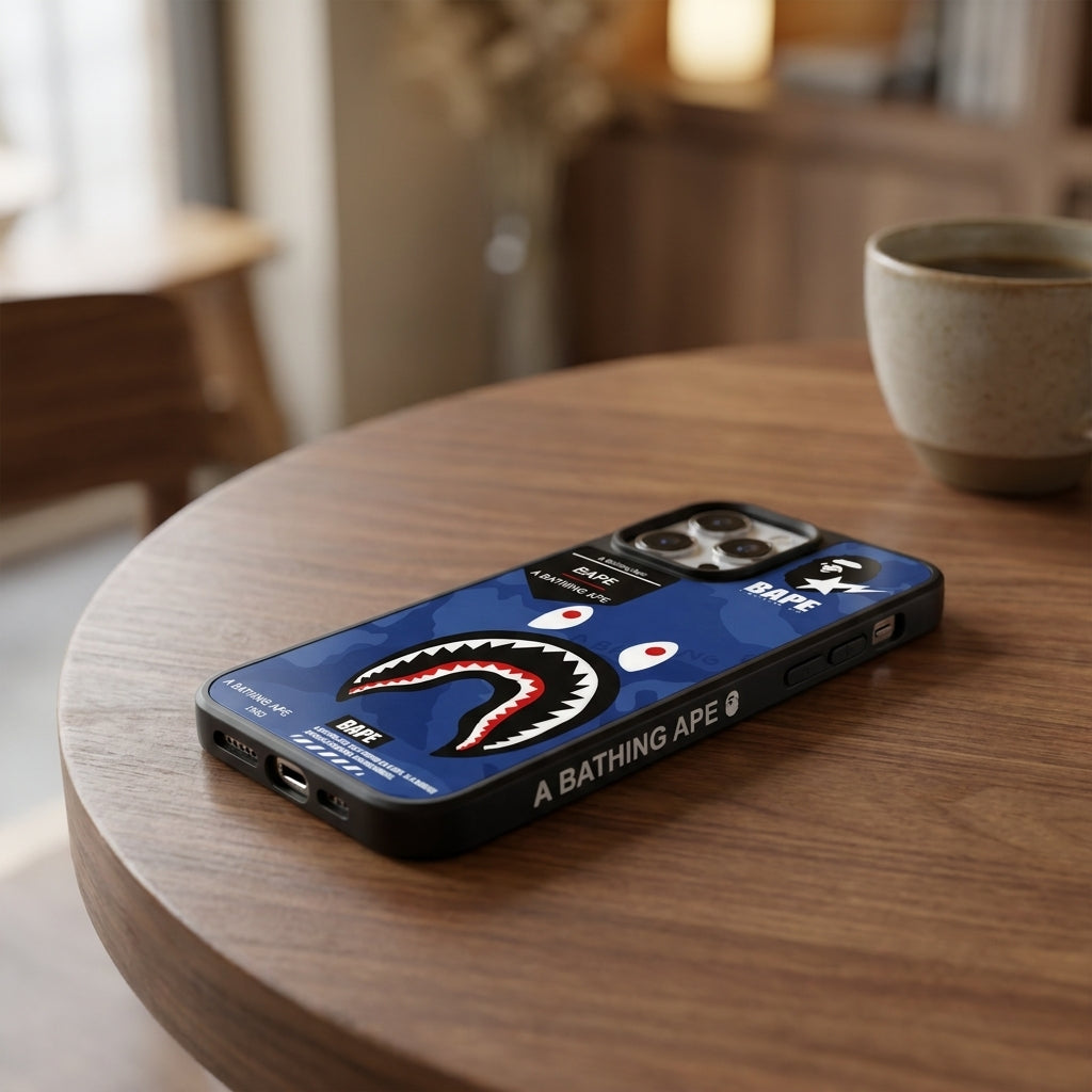 APE Blue Shark Limited iPhone Case
