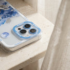 Blue Snow Mountain Aesthetic iPhone Case – lifestyle view 4