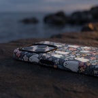 Ghost Meadow Matte Glass MagSafe iPhone Case – lifestyle view 5