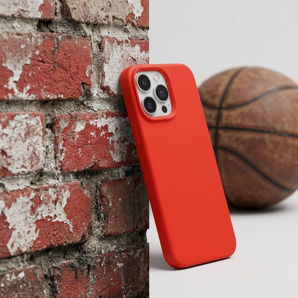 Liquid Silicone iPhone Case – Red Palette