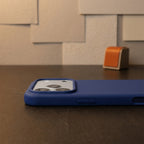 MagSafe Silicone iPhone Case – Coastal Garden | Open Frame