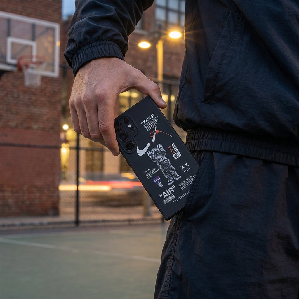 Sneaker Astronaut Streetwear Galaxy Case – Black