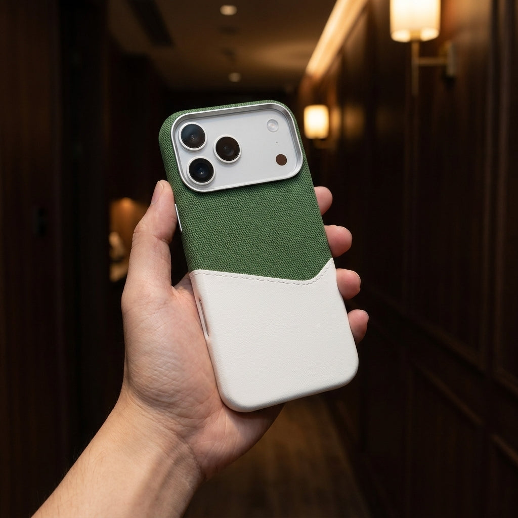 Technical Woven & Leather MagSafe iPhone Case
