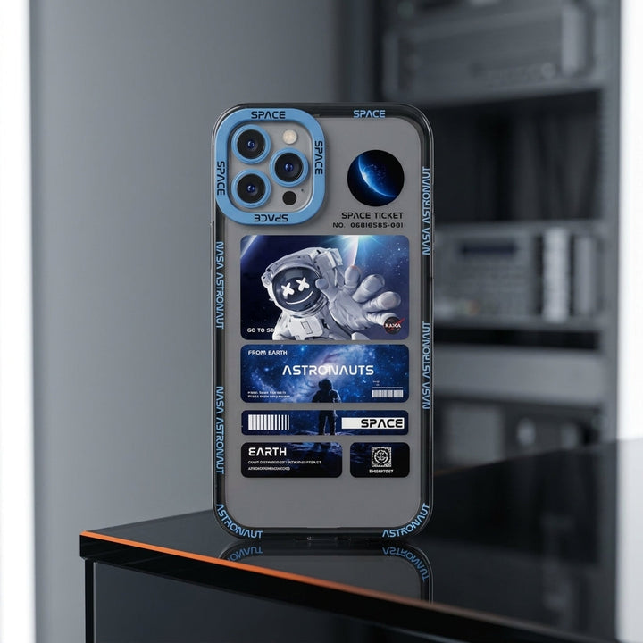 Astronaut Space Futuristic iPhone Case – lifestyle view 1