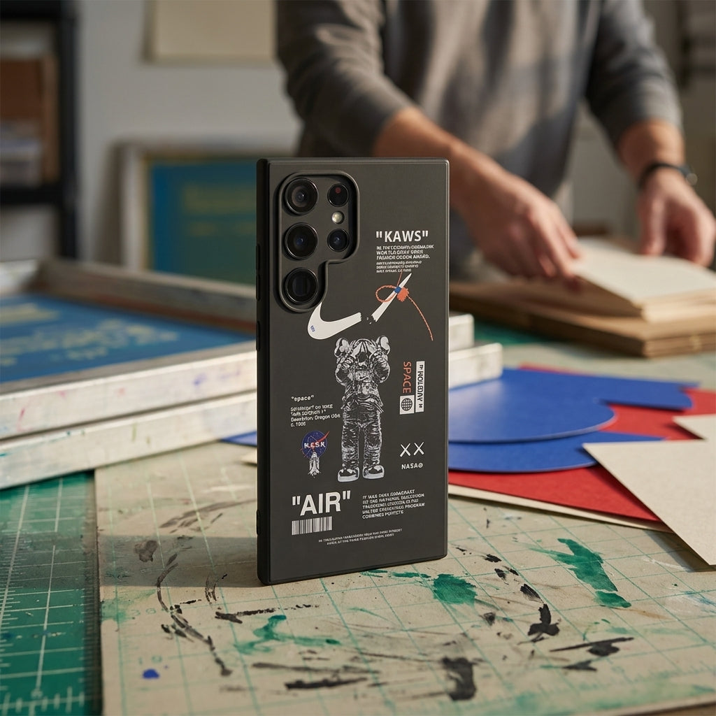Sneaker Astronaut Streetwear Galaxy Case – Black