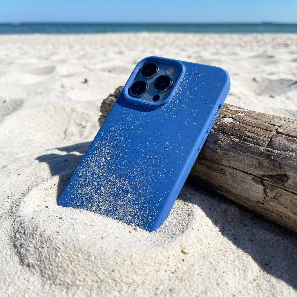 Liquid Silicone iPhone Case – Blue Palette