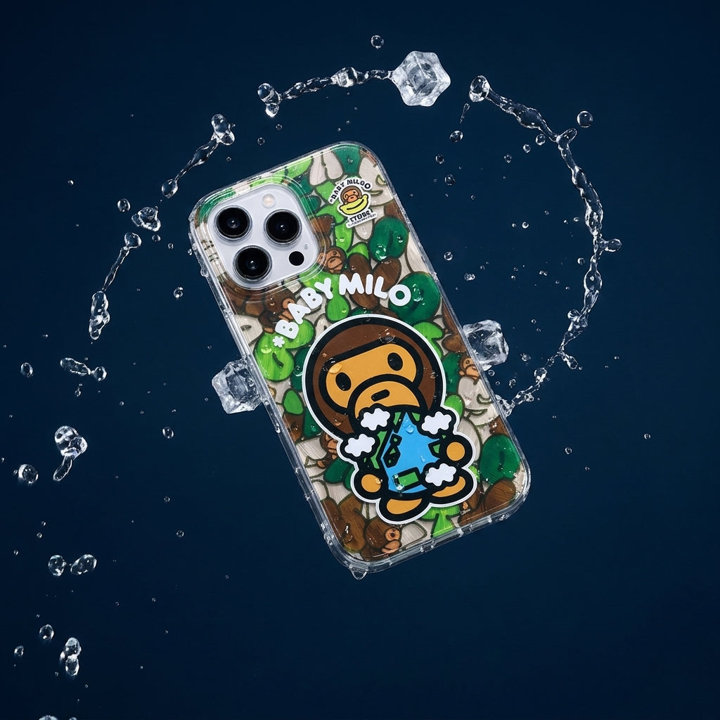 APE Green Baby Cute iPhone Case – Street Art Cartoon Limited Edition Cover