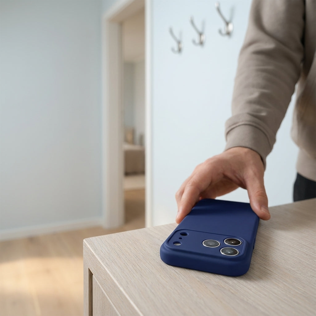 MagSafe Silicone iPhone Case – Coastal Garden | Precision Fit