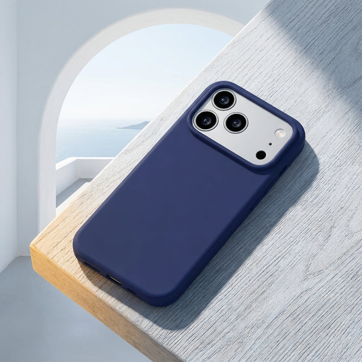 MagSafe Silicone iPhone Case – Coastal Garden | Open Frame
