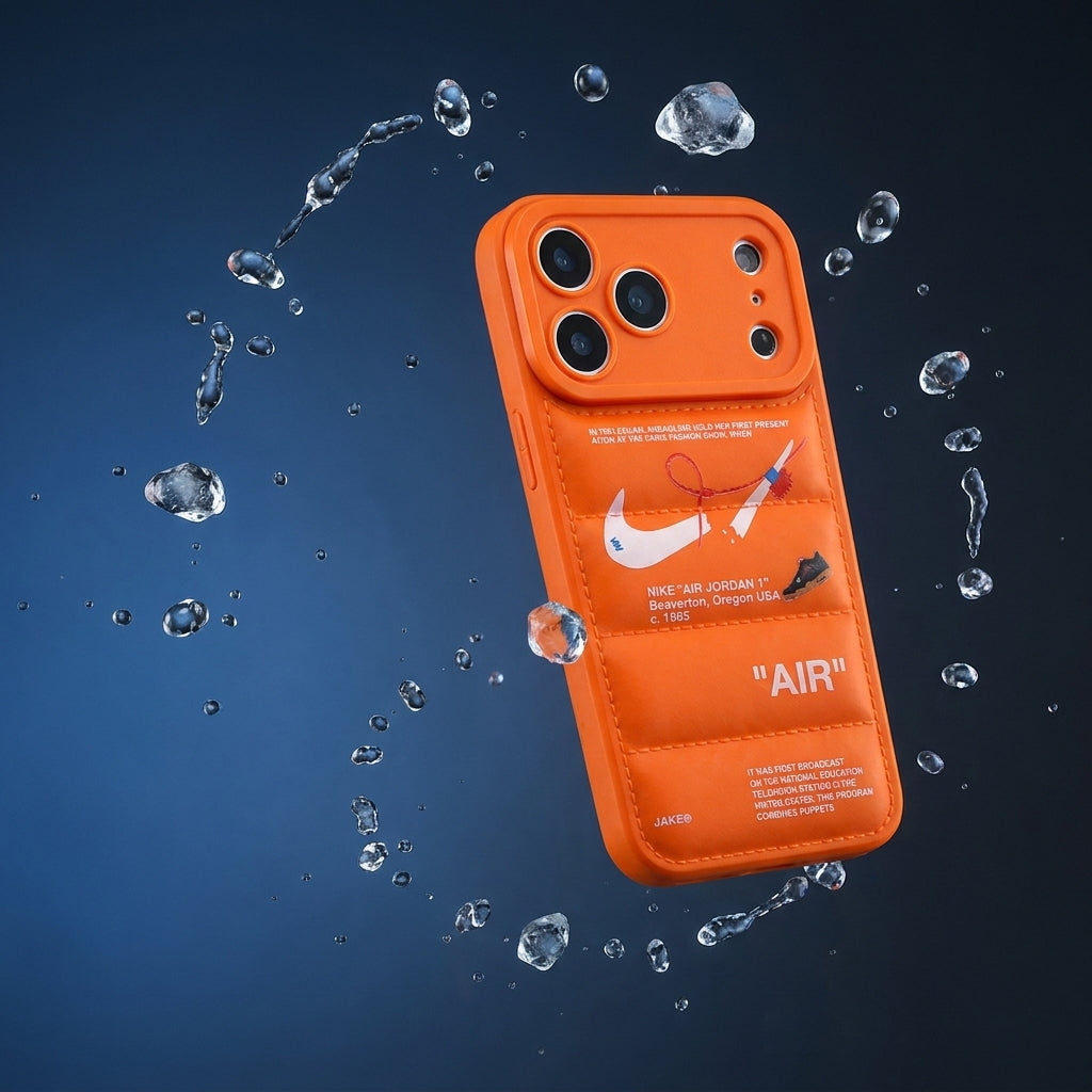 3D Blaze Orange Sneaker Streetwear iPhone Case
