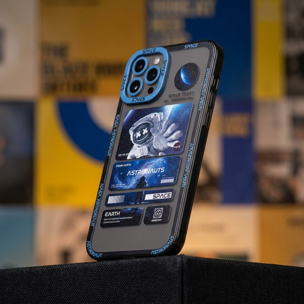 Astronaut Space Futuristic iPhone Case – lifestyle view 2