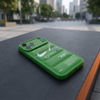 3D Volt Green Sneaker Streetwear iPhone Case – lifestyle view 1