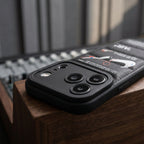 3D Phantom Black Sneaker Streetwear iPhone Case – lifestyle view 4