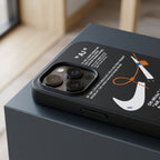 Nike x Off White inspired Streetwear iPhone Case – Black