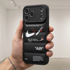 Nike x Off White inspired 3D Streetwear iPhone Case - Black