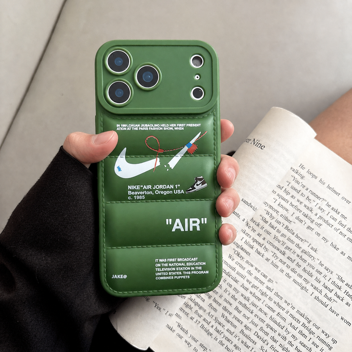 3D Olive Green Sneaker Streetwear iPhone Case – alternate view 2