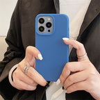 Liquid Silicone iPhone Case – Blue Palette – alternate view 3