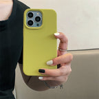 Liquid Silicone iPhone Case – Green Palette – alternate view 2