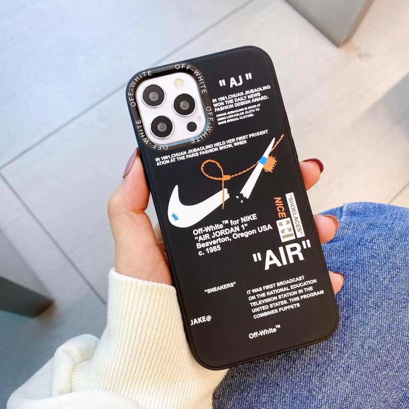 Nike x Off White inspired Streetwear iPhone Case – Black – alternate view 2