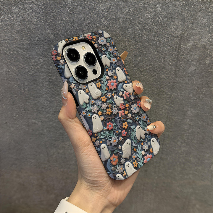 Ghost Meadow Matte Glass MagSafe iPhone Case – alternate view 2