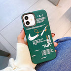 Nike x Off White inspired Streetwear iPhone Case – Green – alternate view 2