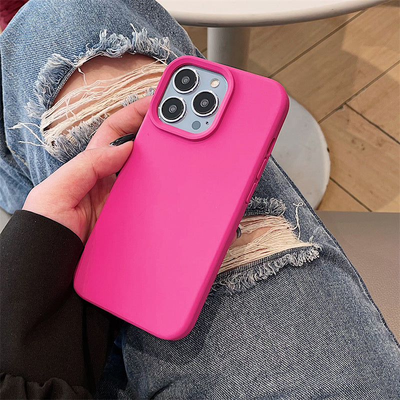 Liquid Silicone iPhone Case – Red Palette – alternate view 3