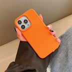 Liquid Silicone iPhone Case – Pink & Peach Palette – alternate view 3