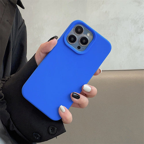 Liquid Silicone iPhone Case – Blue Palette – alternate view 2