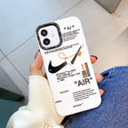 Nike x Off White inspired Streetwear iPhone Case – White – alternate view 2