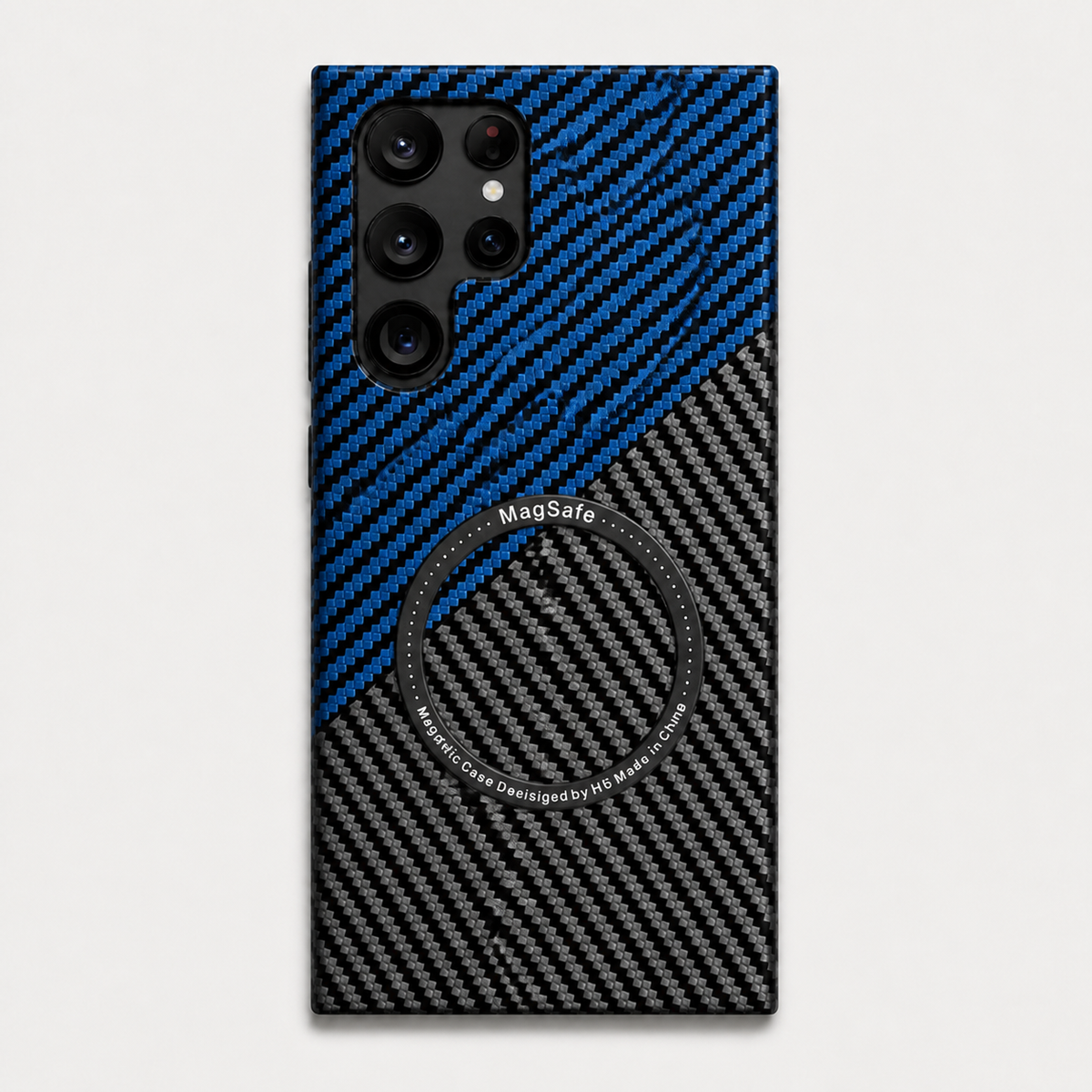 Matte Carbon Fiber Magnetic Galaxy Case