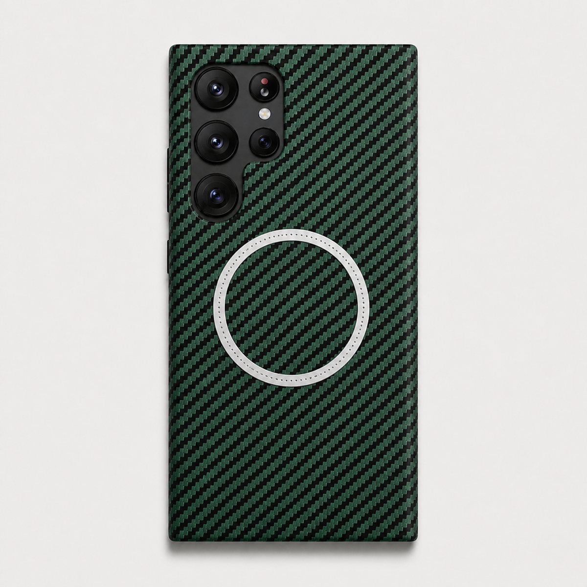 Matte Carbon Fiber Magnetic Galaxy Case