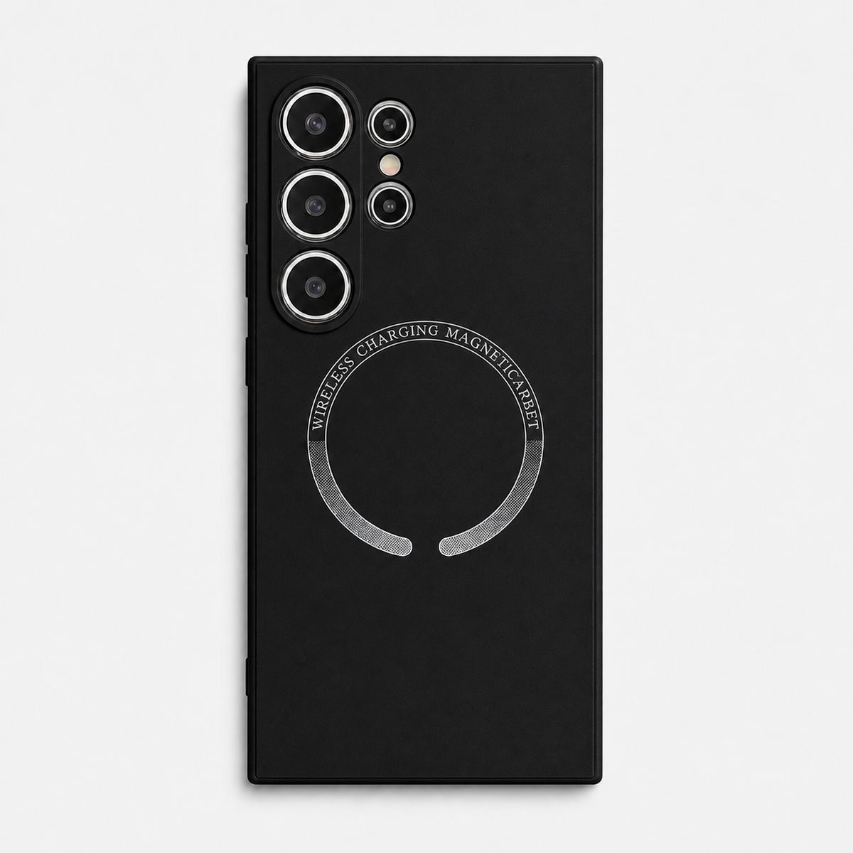 Minimalist Liquid Silicone Magnetic Galaxy Case
