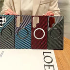 Matte Carbon Fiber Magnetic Galaxy Case