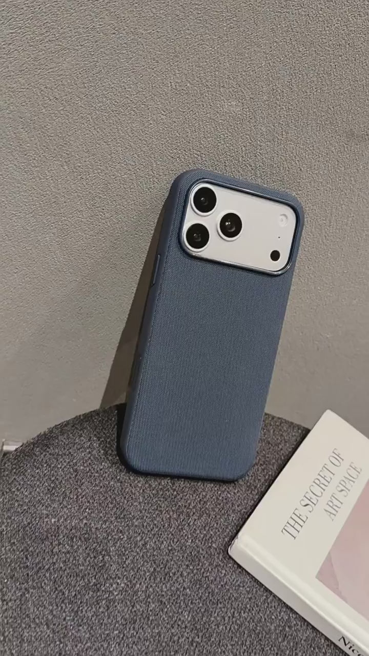 Technical Woven Fabric MagSafe iPhone Case - Green