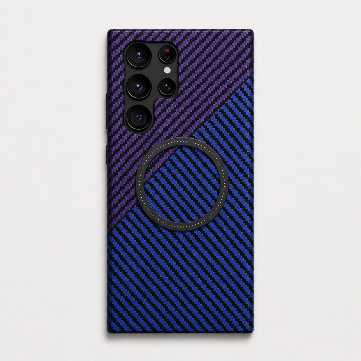 Matte Carbon Fiber Magnetic Galaxy Case
