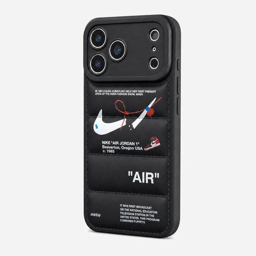 3D Phantom Black Sneaker Streetwear iPhone Case